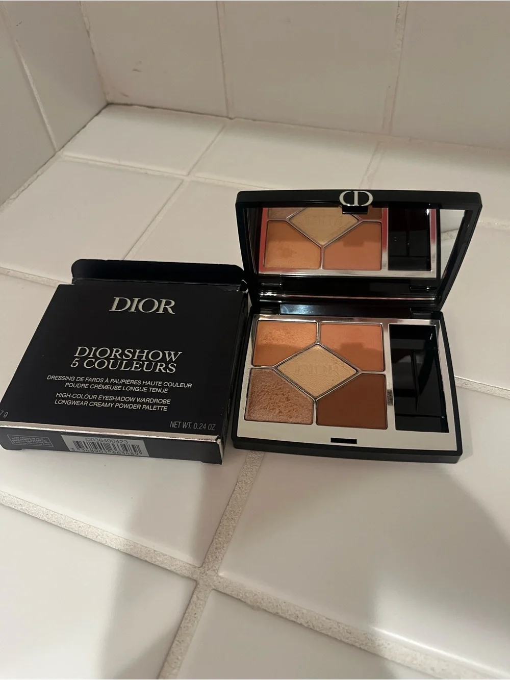 Dior show eye shadow palette amber pearl